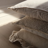 Cream Boucle Cushion