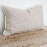 Axel Cream Boucle Cushion