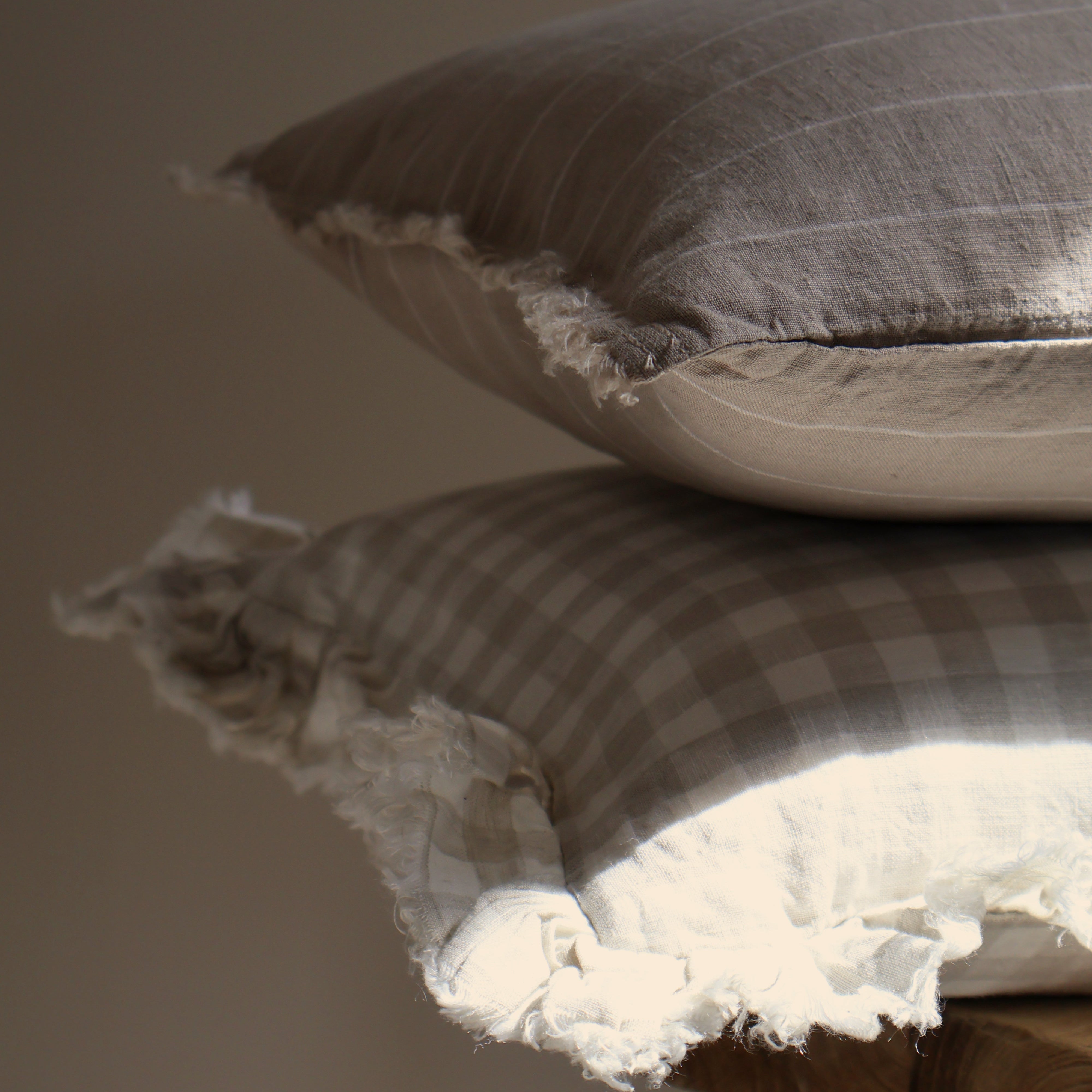 Beige Stripe Cushion