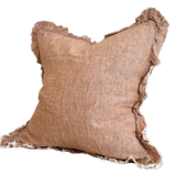 Celia Rust Ruffle Cushion