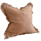 Celia Rust Ruffle Cushion