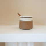 Cali Sugar Pot with Wooden Spoon