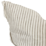 Camille Natural Stripe Linen Cushion