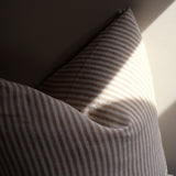 Light Brown Cushion Stripe