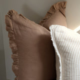 Light Brown Stripe Cushion