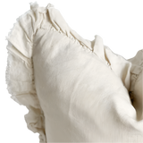 Celia Large Cream Ruffle Cushion