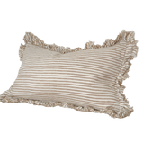 Celia Light Brown Stripe Cushion