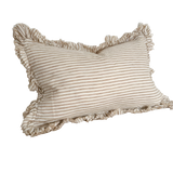 Celia Light Brown Stripe Cushion