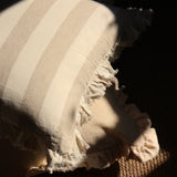 Natural Ruffle Cushion