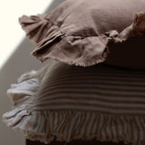 Light Brown Stripe Cushion