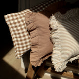 Light Brown Stripe Cushion