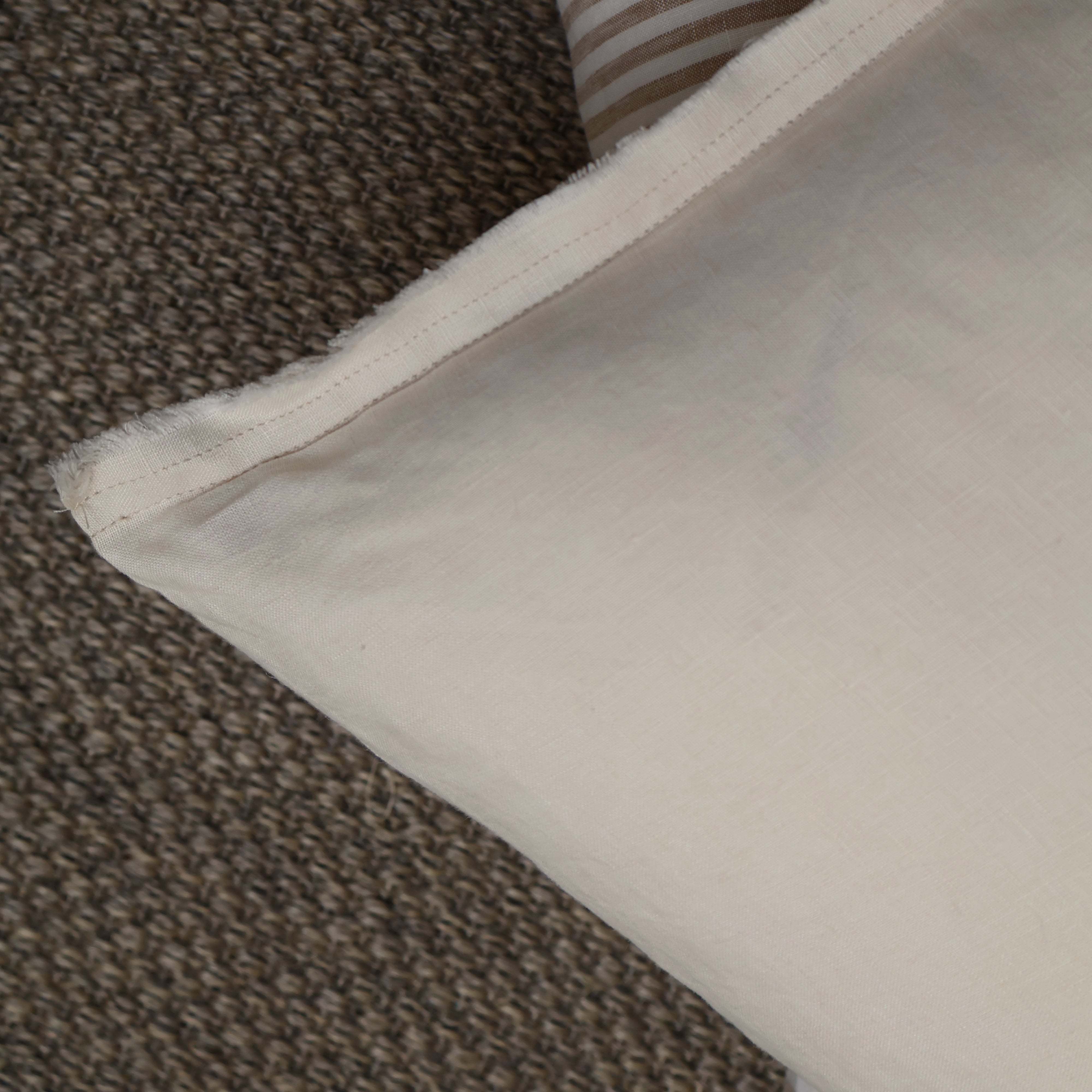 Cream Linen Cushion
