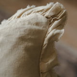 Celia Cream Ruffle Cushion