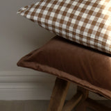 Brown Velvet Cushion