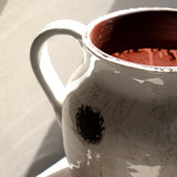 Perla White Pattern Jug