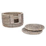 Rattan Coaster Set