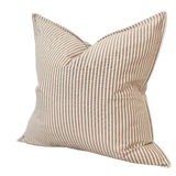 Raya Brown Stripe Cushion