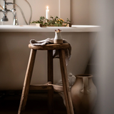 Rustic Reclaimed Round Stool
