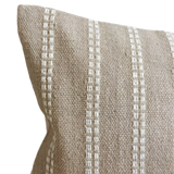Rowen Beige Stripe Cushion
