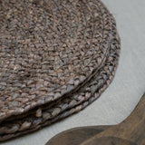 Set of 4 Brown Placemats