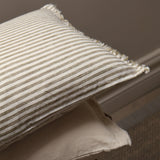 Stripe Olive Cushion