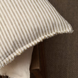 Stripe Olive Cushion