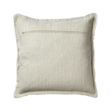 Thea Green and White Stripe Cushion