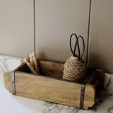 Vintage Wooden Brick Mould Box