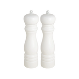 White Salt & Pepper Mills