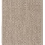 Alba Sisal Light Beige with Sand Border Rug