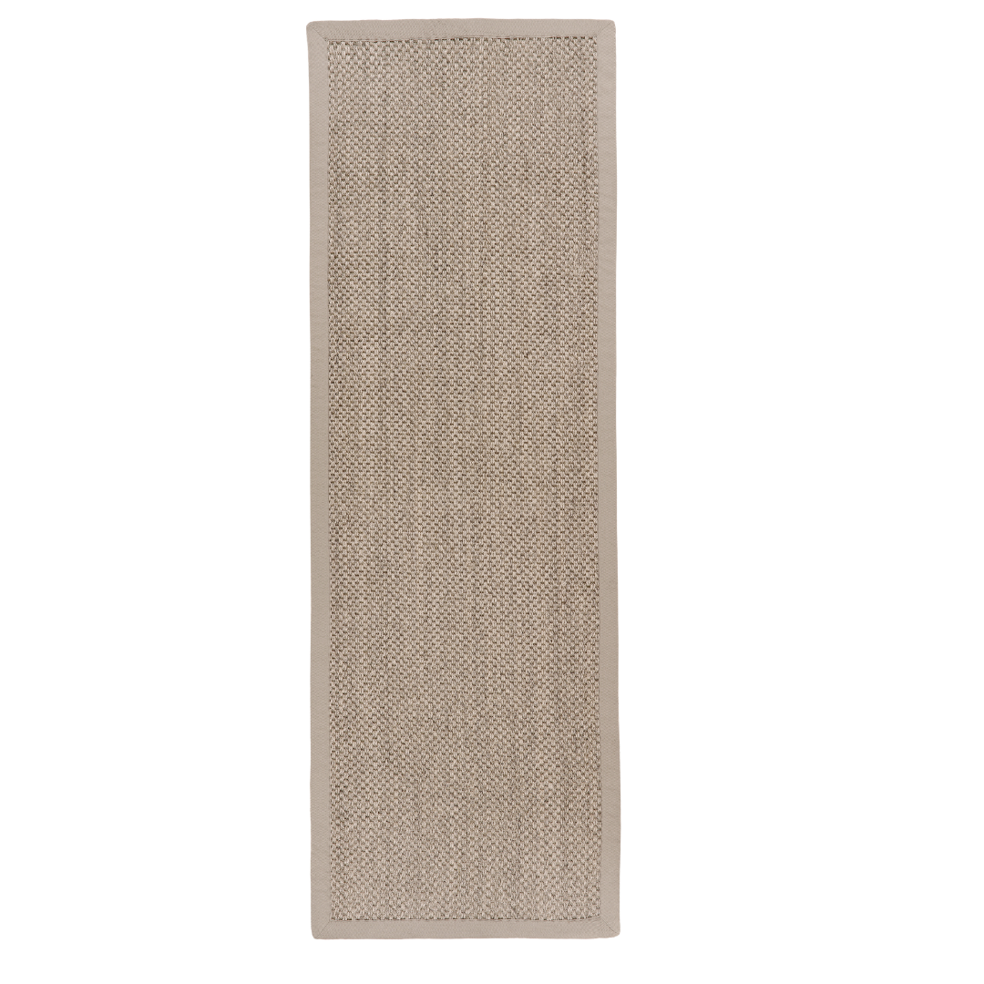 Alba Sisal Light Beige with Sand Border Runner