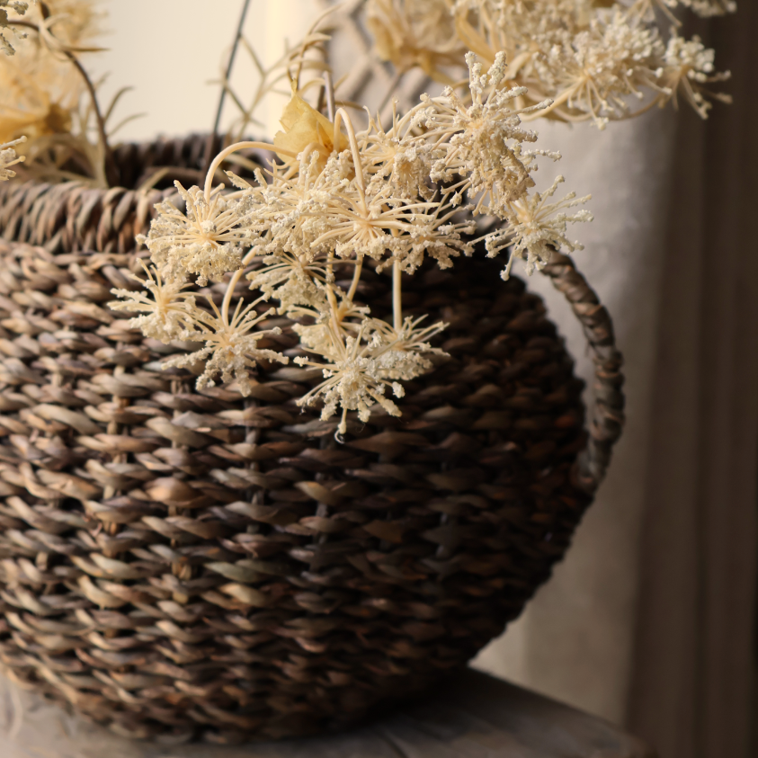 Amani Small Handwoven Seagrass Vase