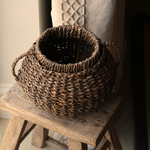 Amani Small Handwoven Seagrass Vase