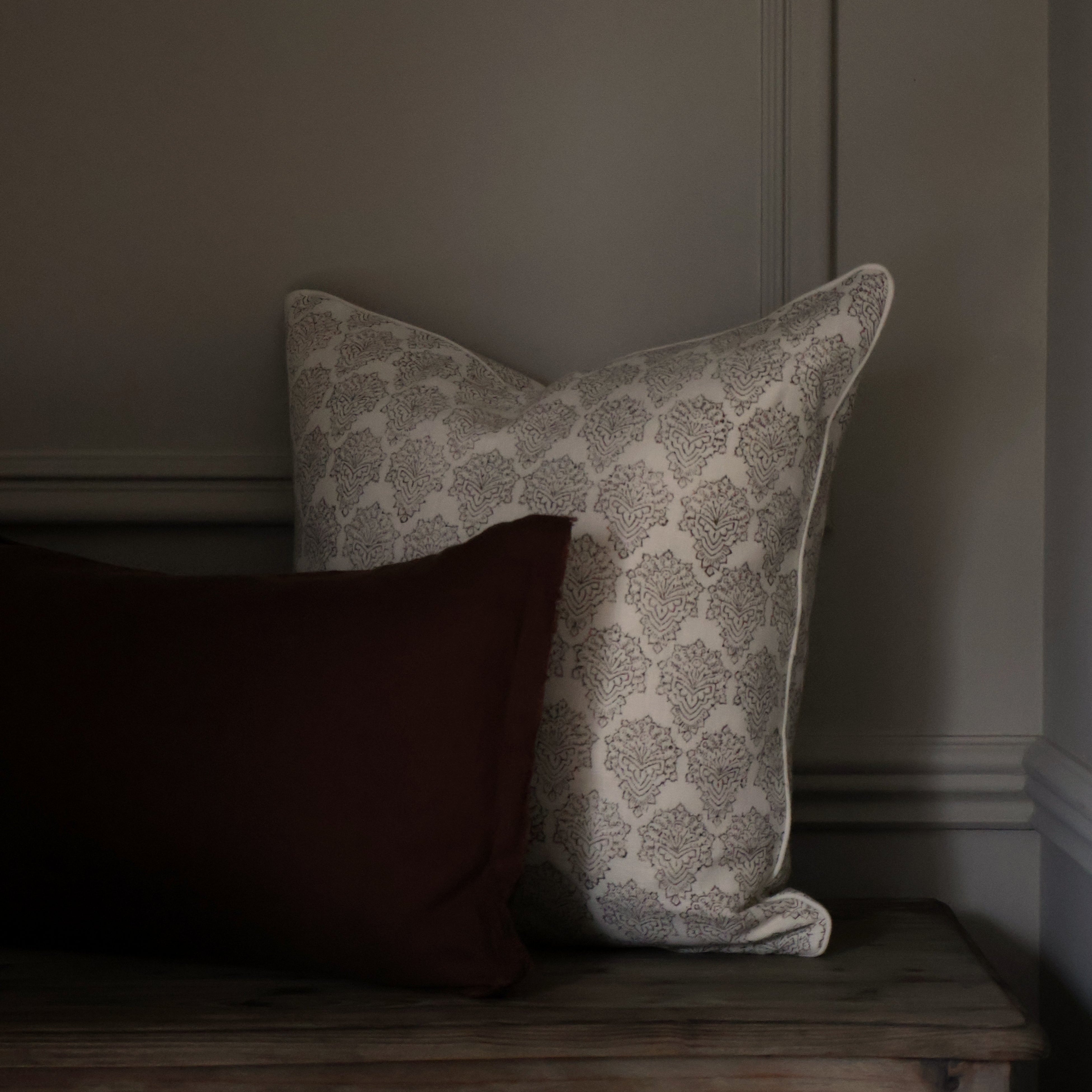 Ana Block Print Cushion