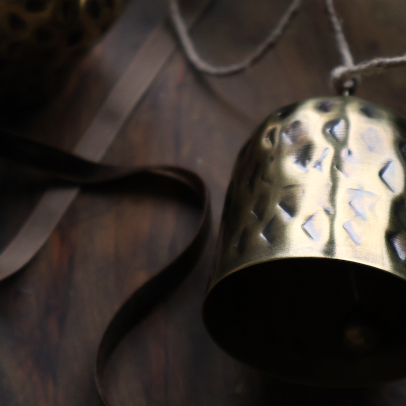 Antique Brass Bells 