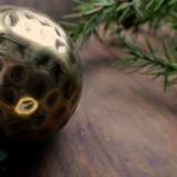 Antique Brass Baubles (Set of 3)