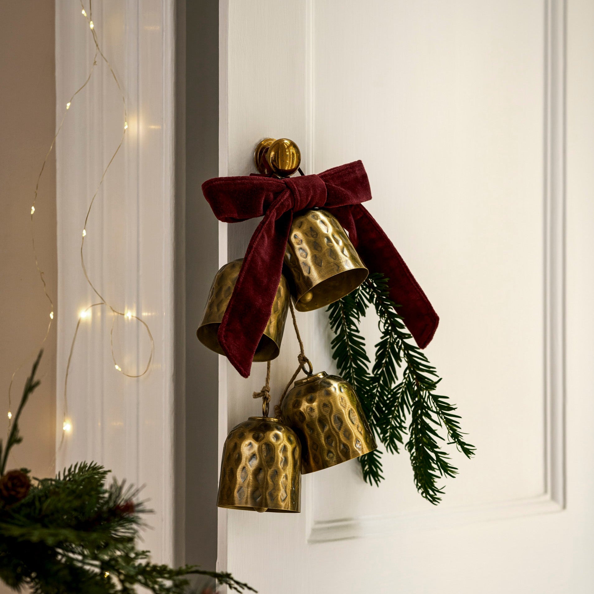 Antique Brass Christmas Bells