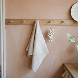 Antique Cream Linen Kitchen Towel
