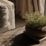 Avery Vase Brown 