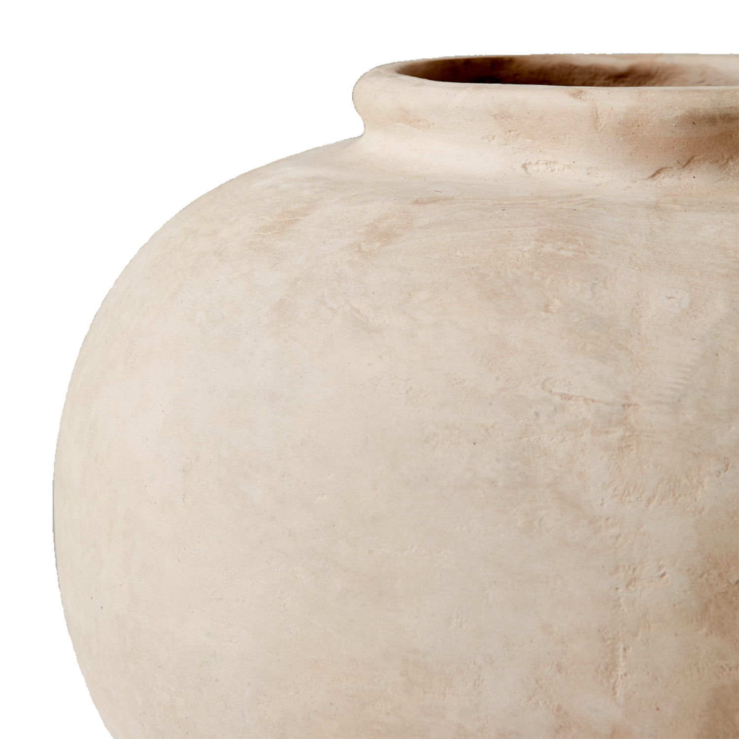 Beige Vase Close Up