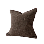 Brown Boucle Cushion 