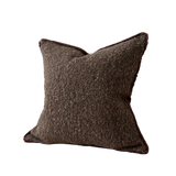 Brown Boucle Cushion 