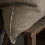Freya Beige Linen Cushion