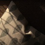 Bella Sage Block Print Cushion