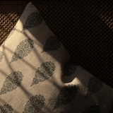 Bella Sage Block Print Cushion