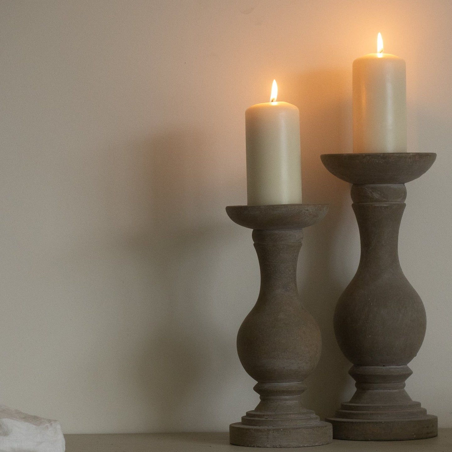 Bennet Small Stone Candleholder