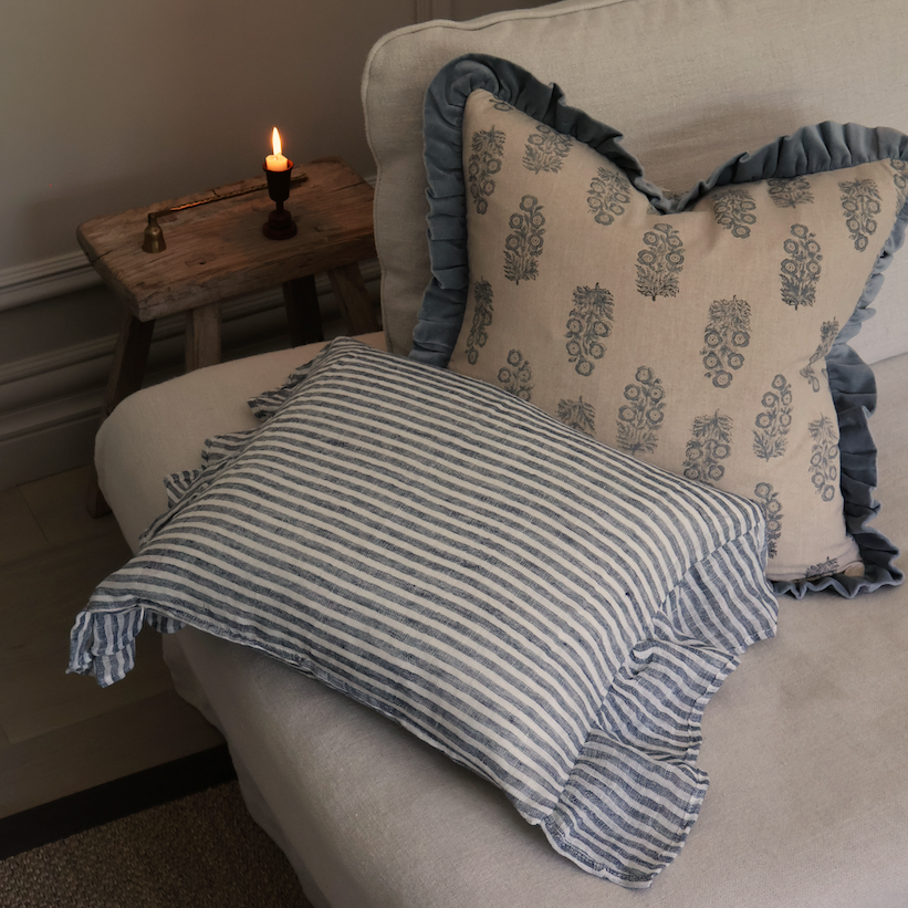 Block Print Cushion Rosalie 