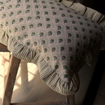 Laurent Block Print Cushion