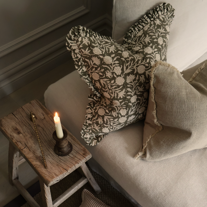 Mila Block Print Cushion 