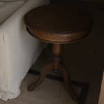 Bordeaux Accent Table Dark Wood 